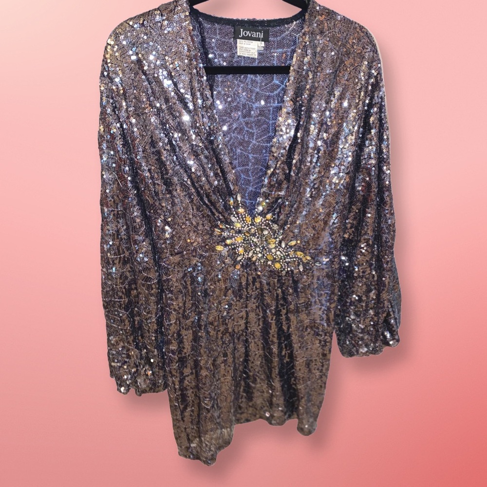 Jovani Sequence Mini Dress
